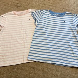 Tommy Hilfiger Kids Striped Shirts - Pink and Blue